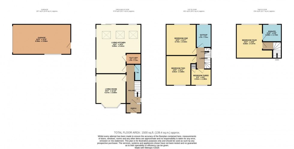 Floorplan for Lowland Road, Woodsmoor