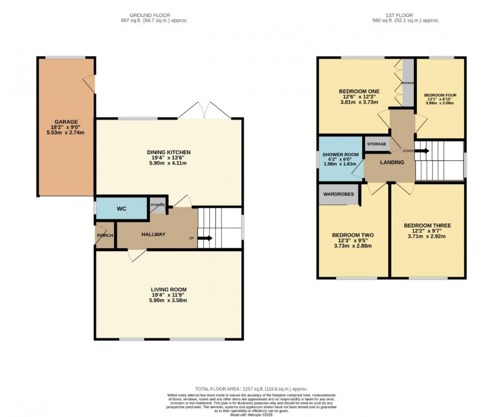 Floorplan for Beechfield Road, Davenport